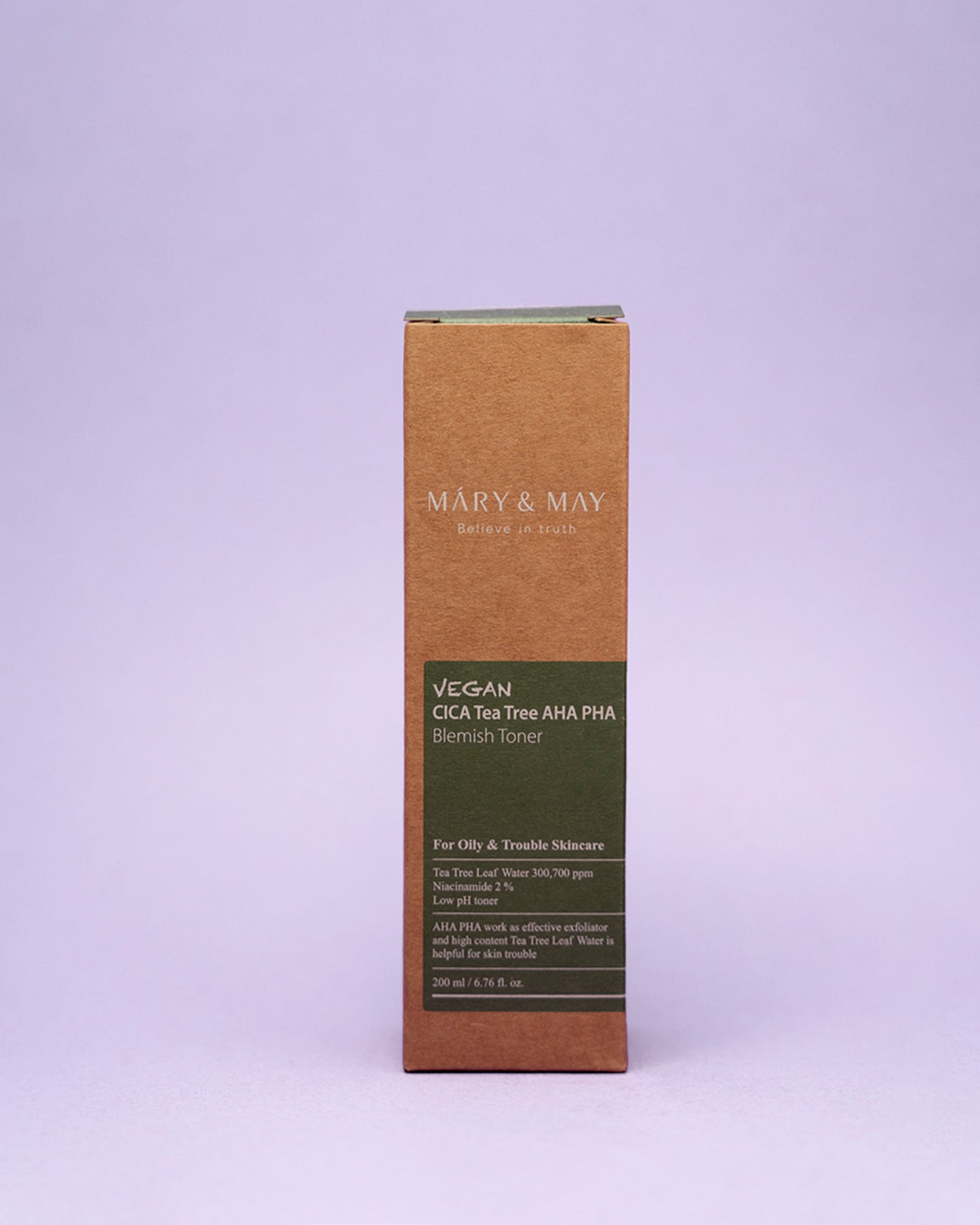 Toner na pleť | Mary & May Vegan Cica Tea Tree Aha Pha Blemish Toner