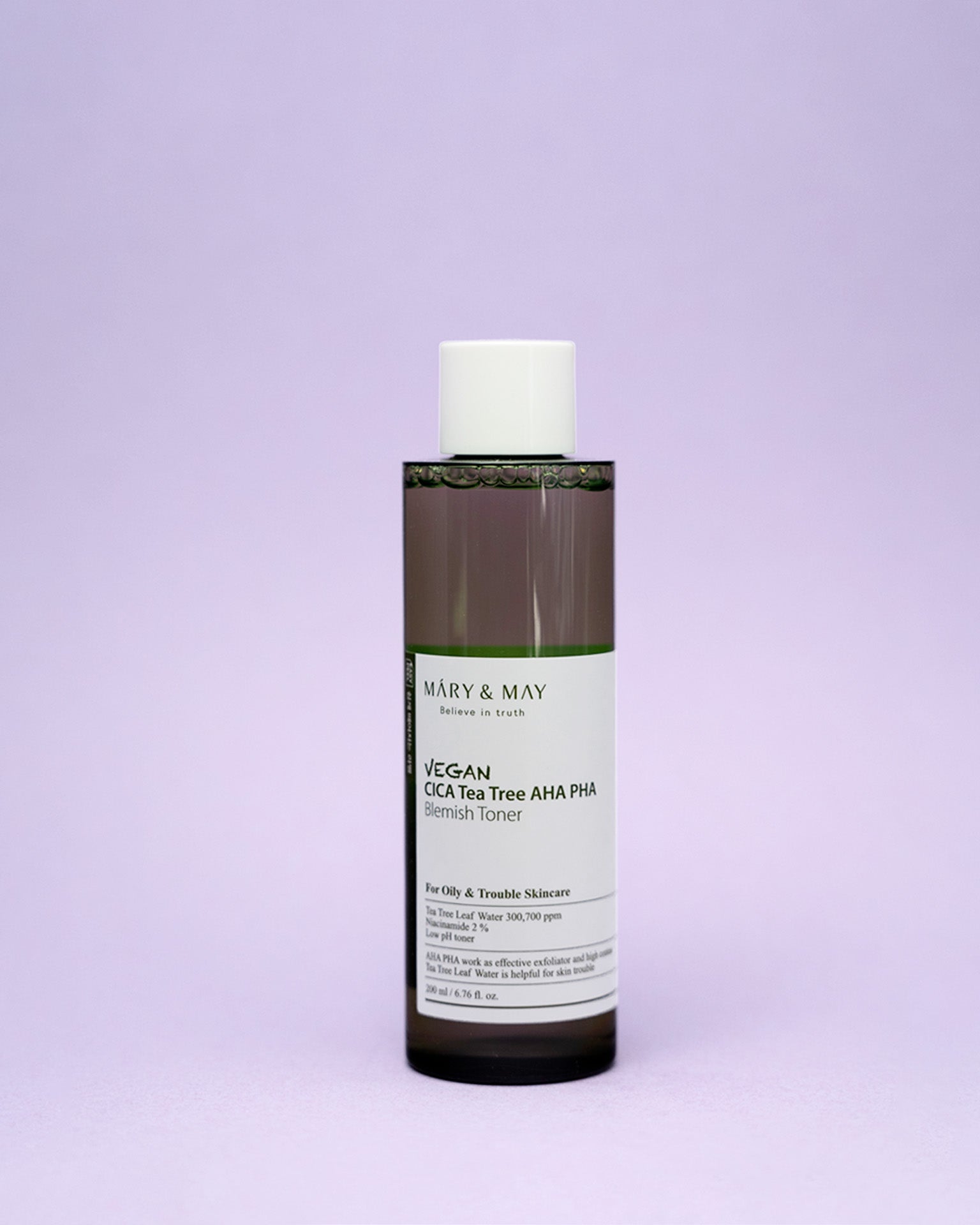 Toner na pleť | Mary & May Vegan Cica Tea Tree Aha Pha Blemish Toner